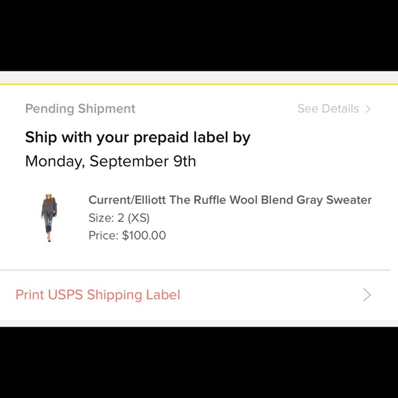 Current/Elliott Sweaters - SOLD‼️CURRENT/ELLIOTT🌸The Ruffle Sweater Wool